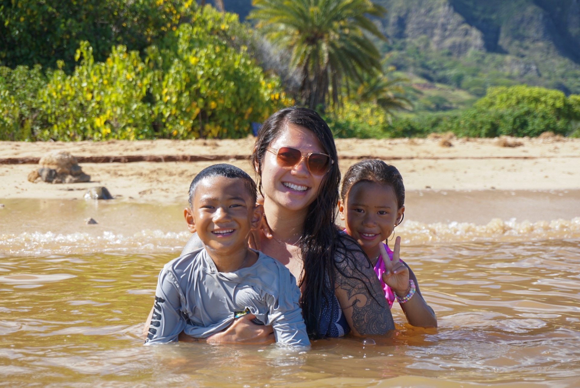 Rachel Chai and her keiki.
