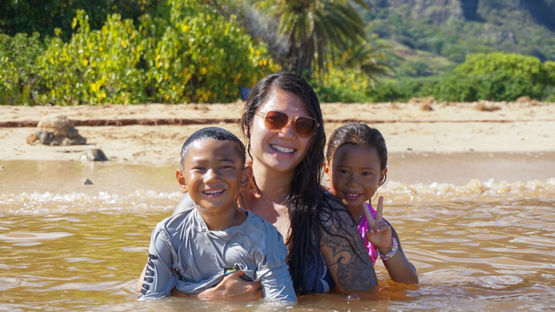 Rachel Chai and her keiki.