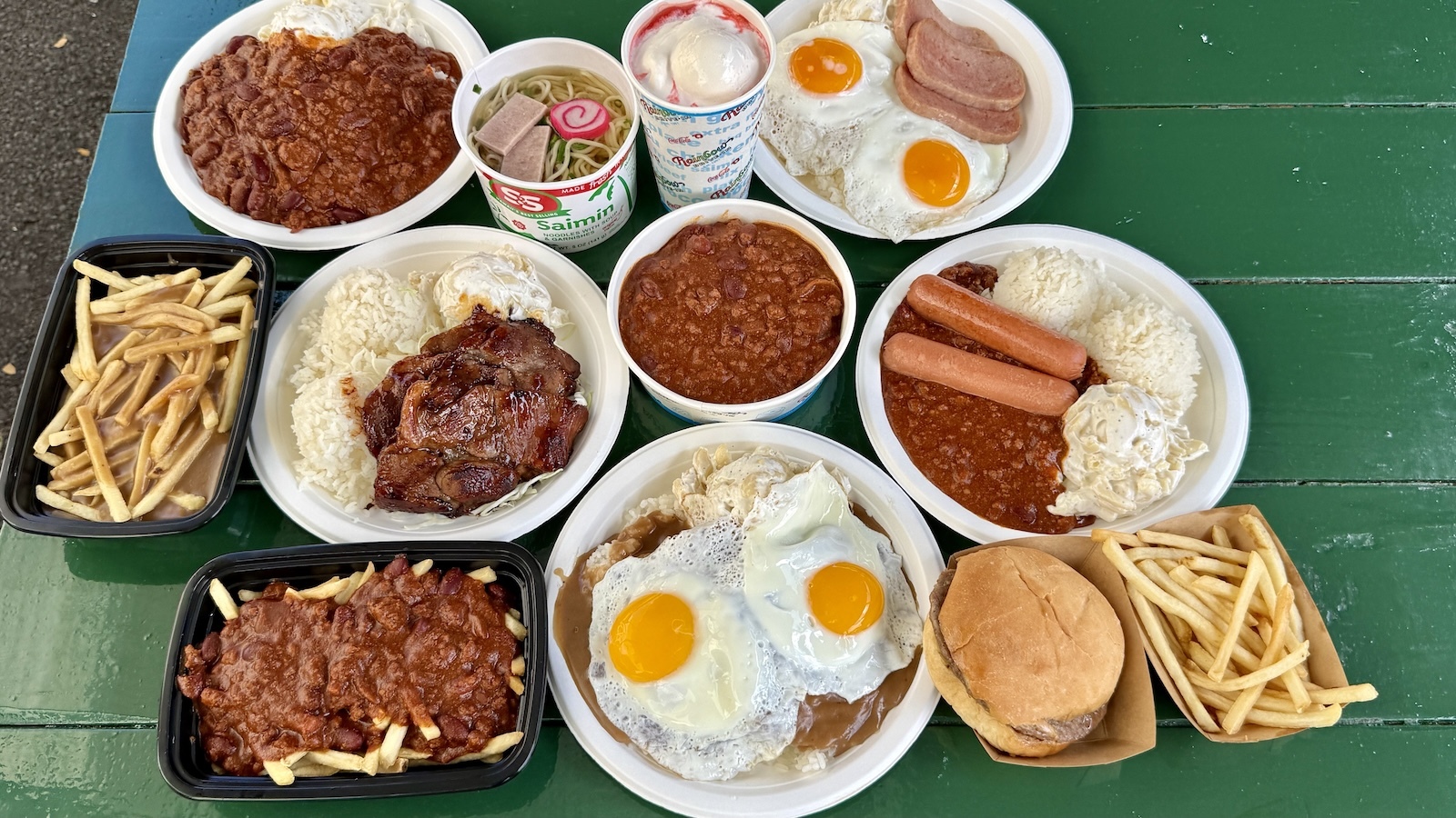 Happy hour spread