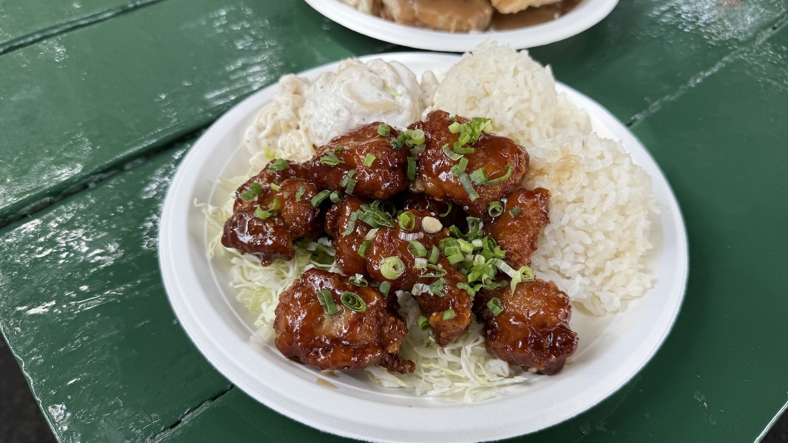 garlic chicken plate