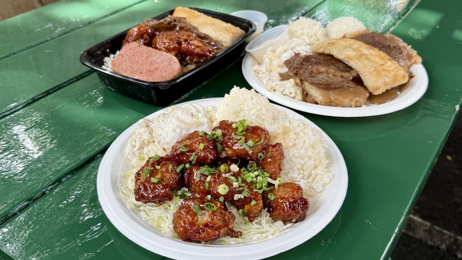 garlic chicken plate