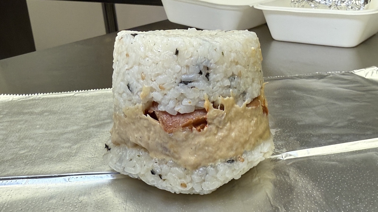 Spam burger