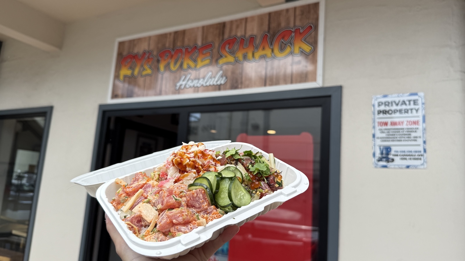 two-choice poke bowl