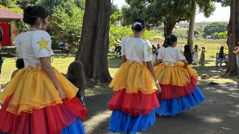 A performance pictured from the inaugural Sakada Day Celebration in 2024.