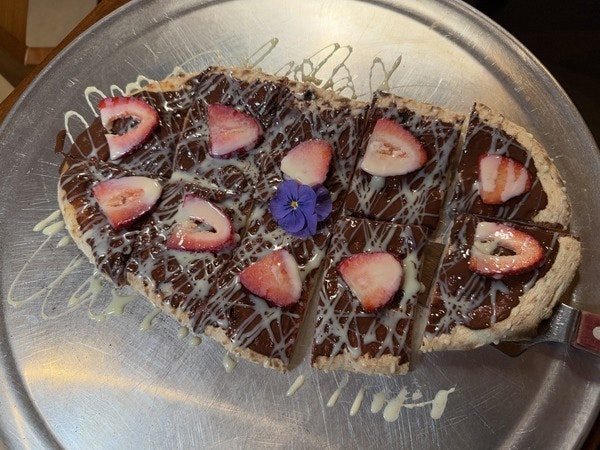 dessert pizza