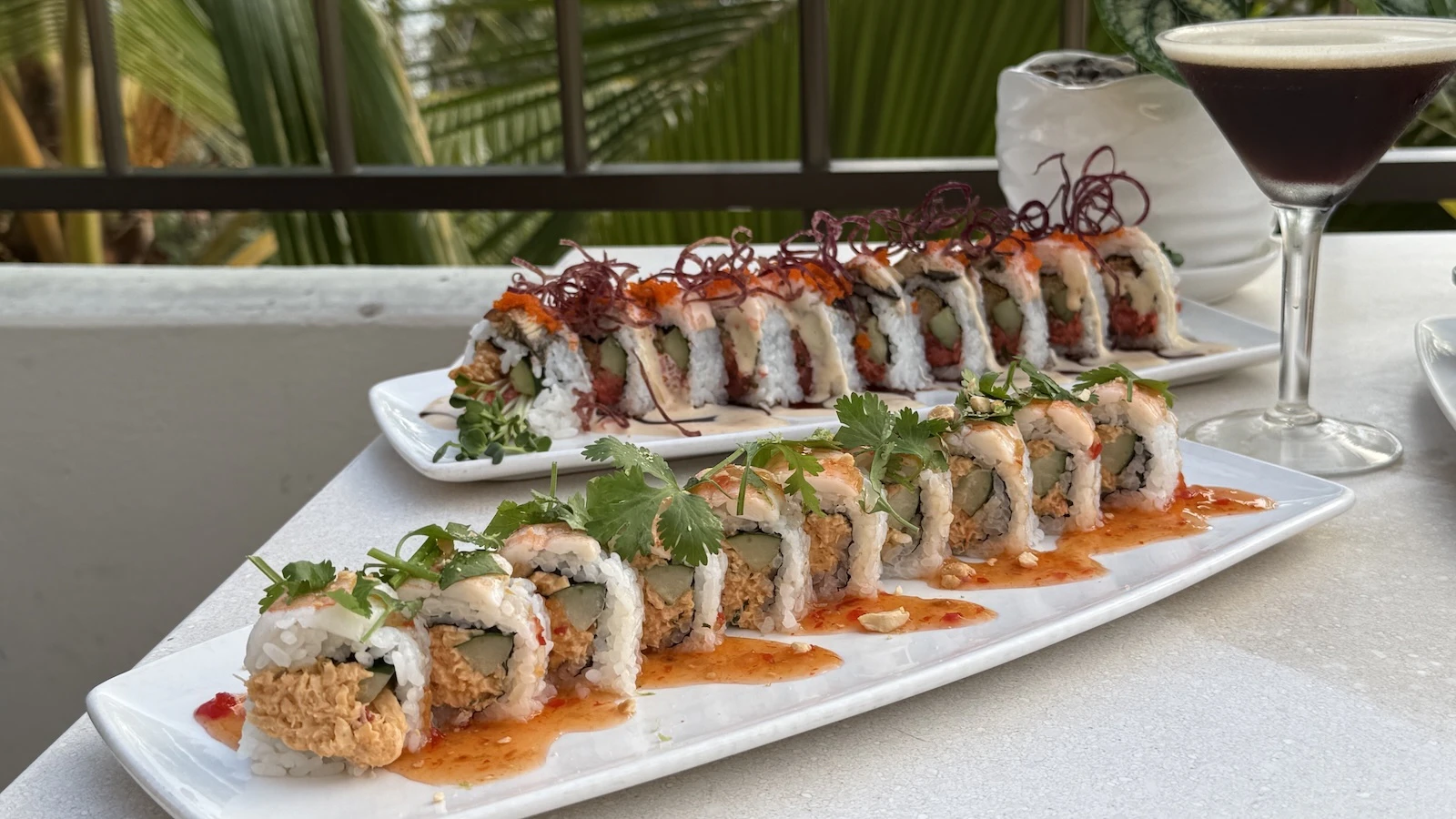 Thai stick sushi roll