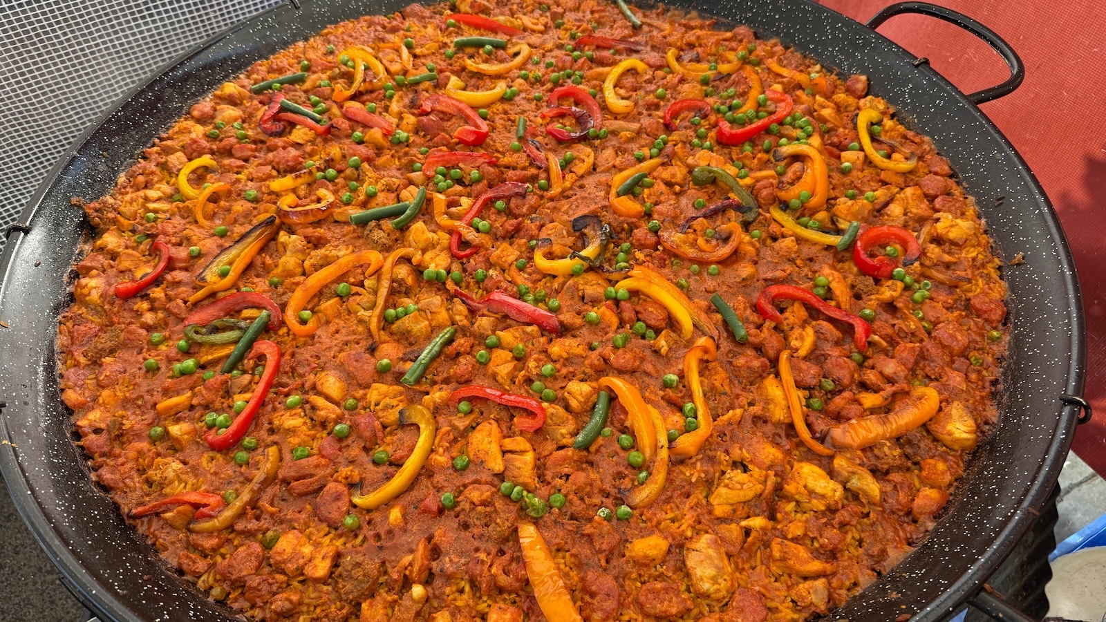 chicken and chorizo paella