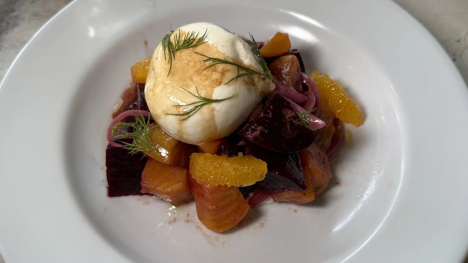 beet and citrus