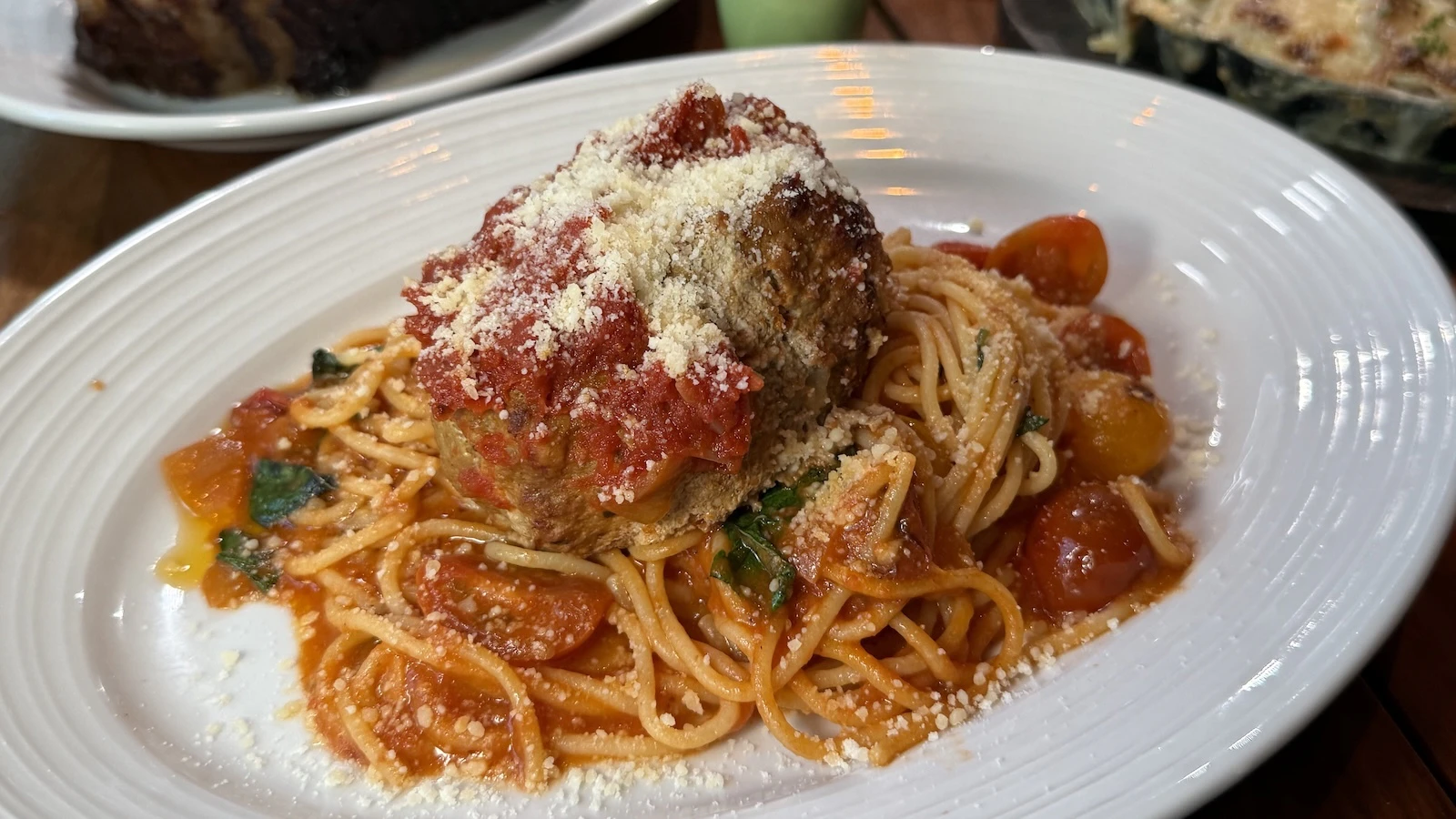 spaghetti and meatball
