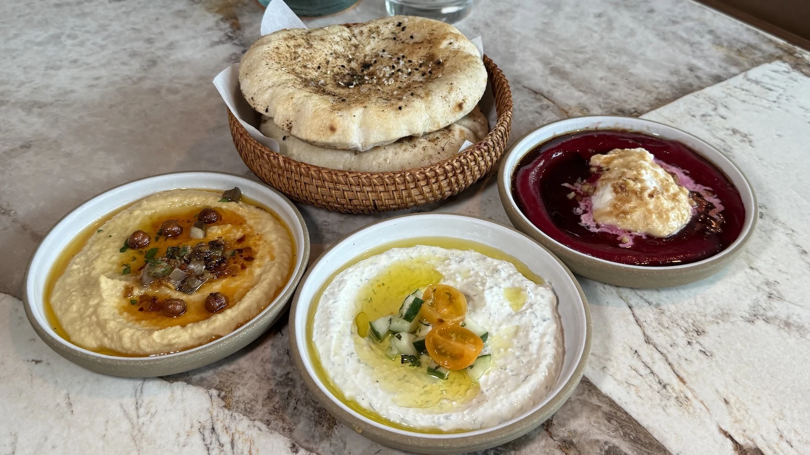 tasting trio