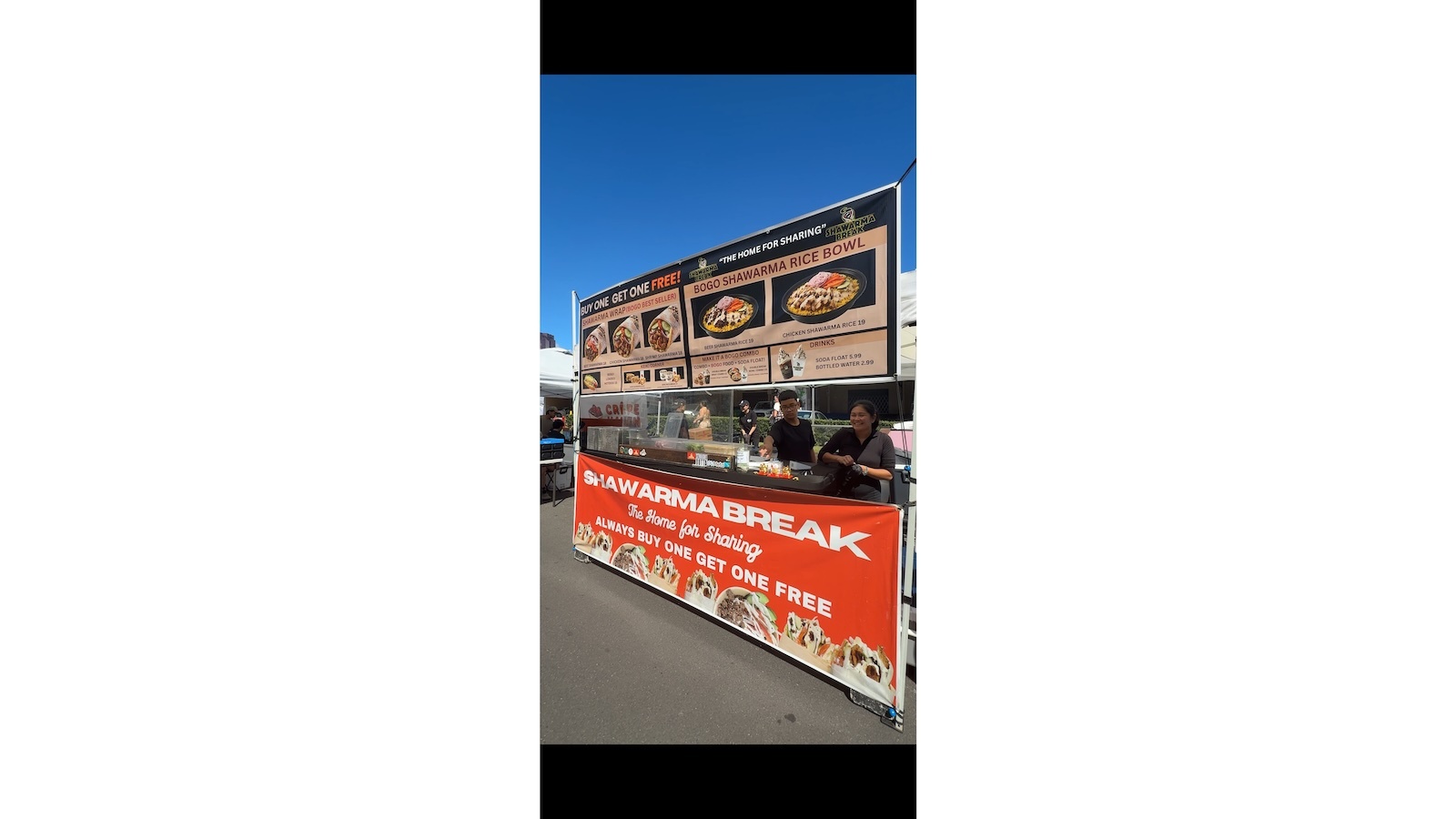 Shawarma Break booth