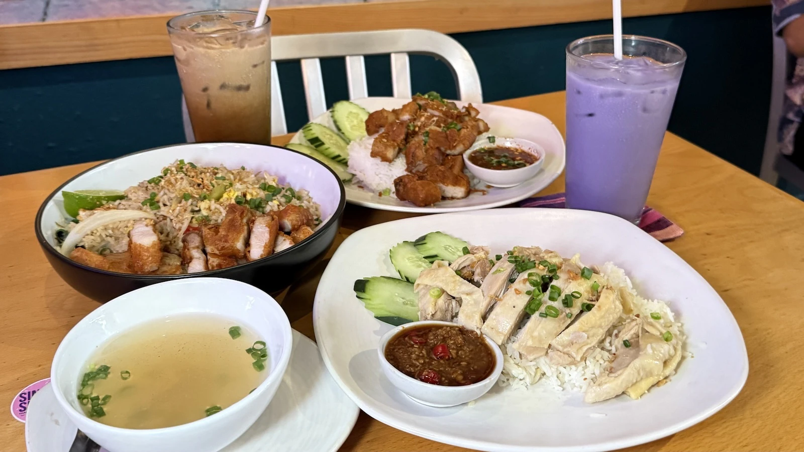 signature chicken rice dishes