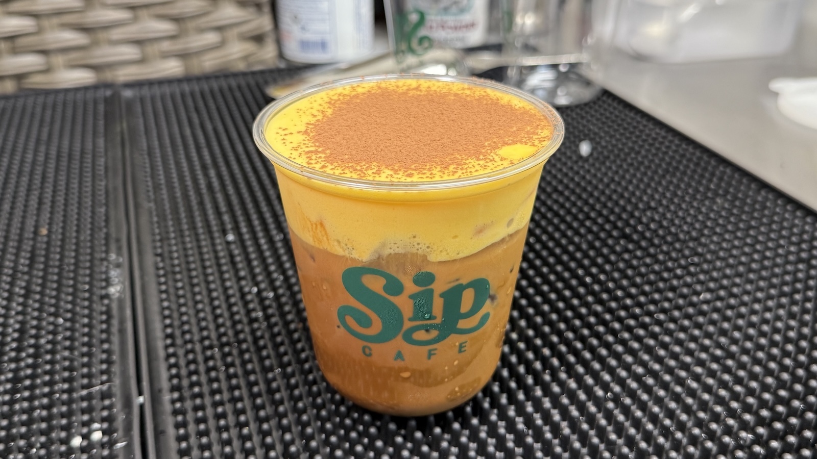 coffee with egg foam