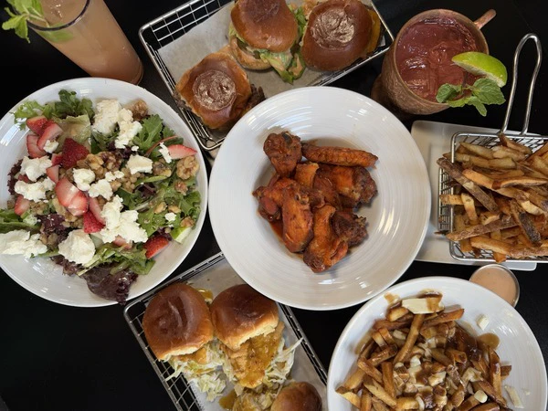 Happy hour food and drinks