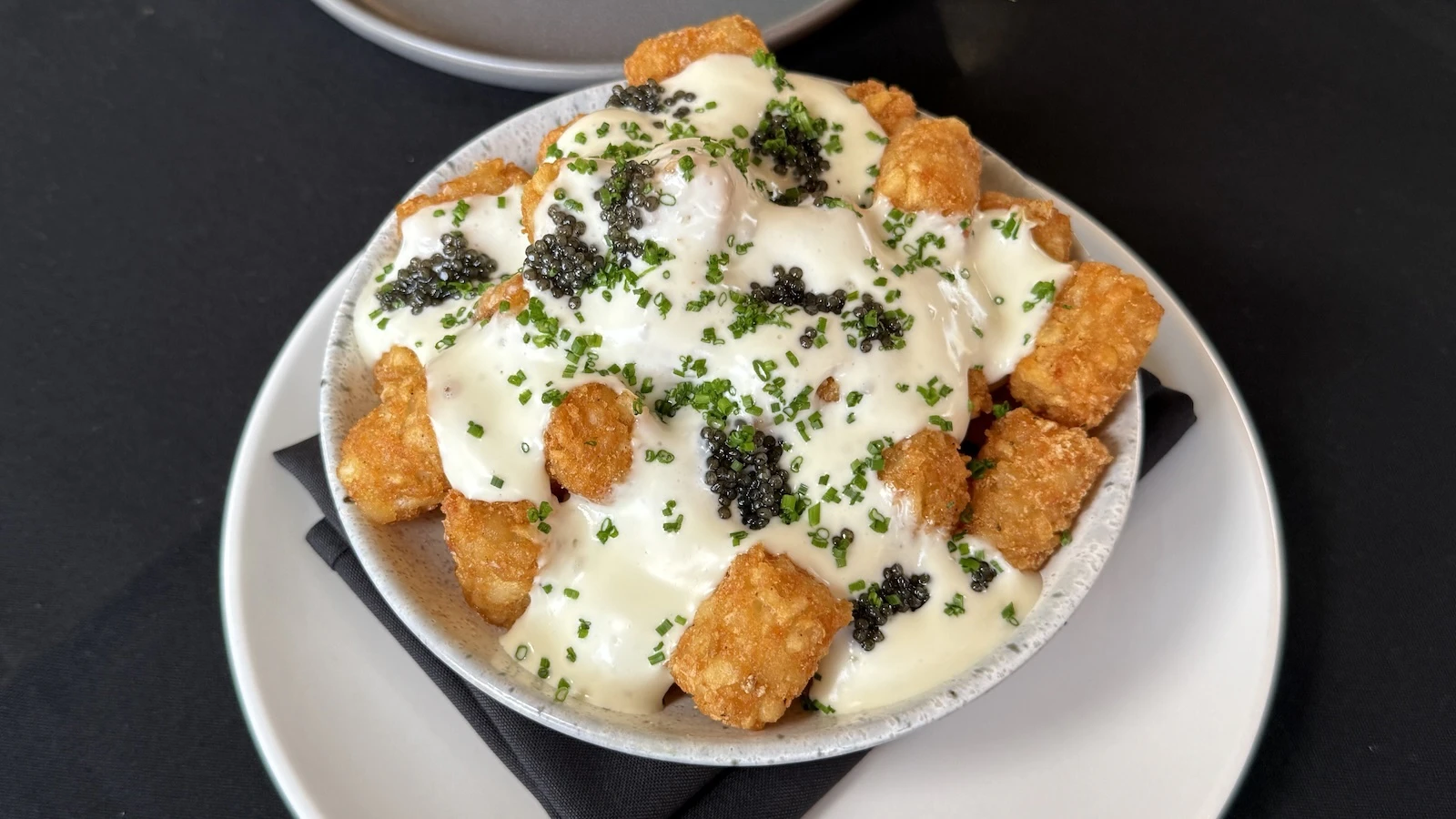 caviar loaded tater tots