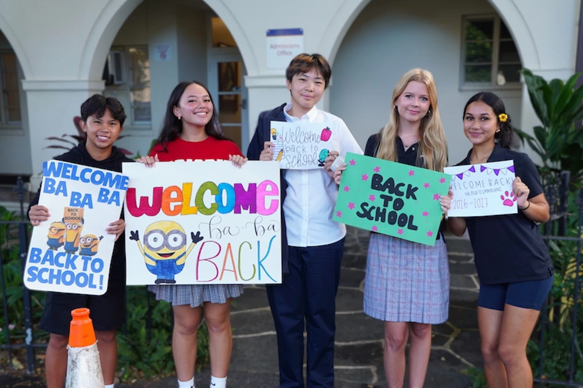 Upper school students ring in the first day of being fully co-ed this 2026-27 academic year. There will be a K-12 Open House on Sunday, Oct. 25.