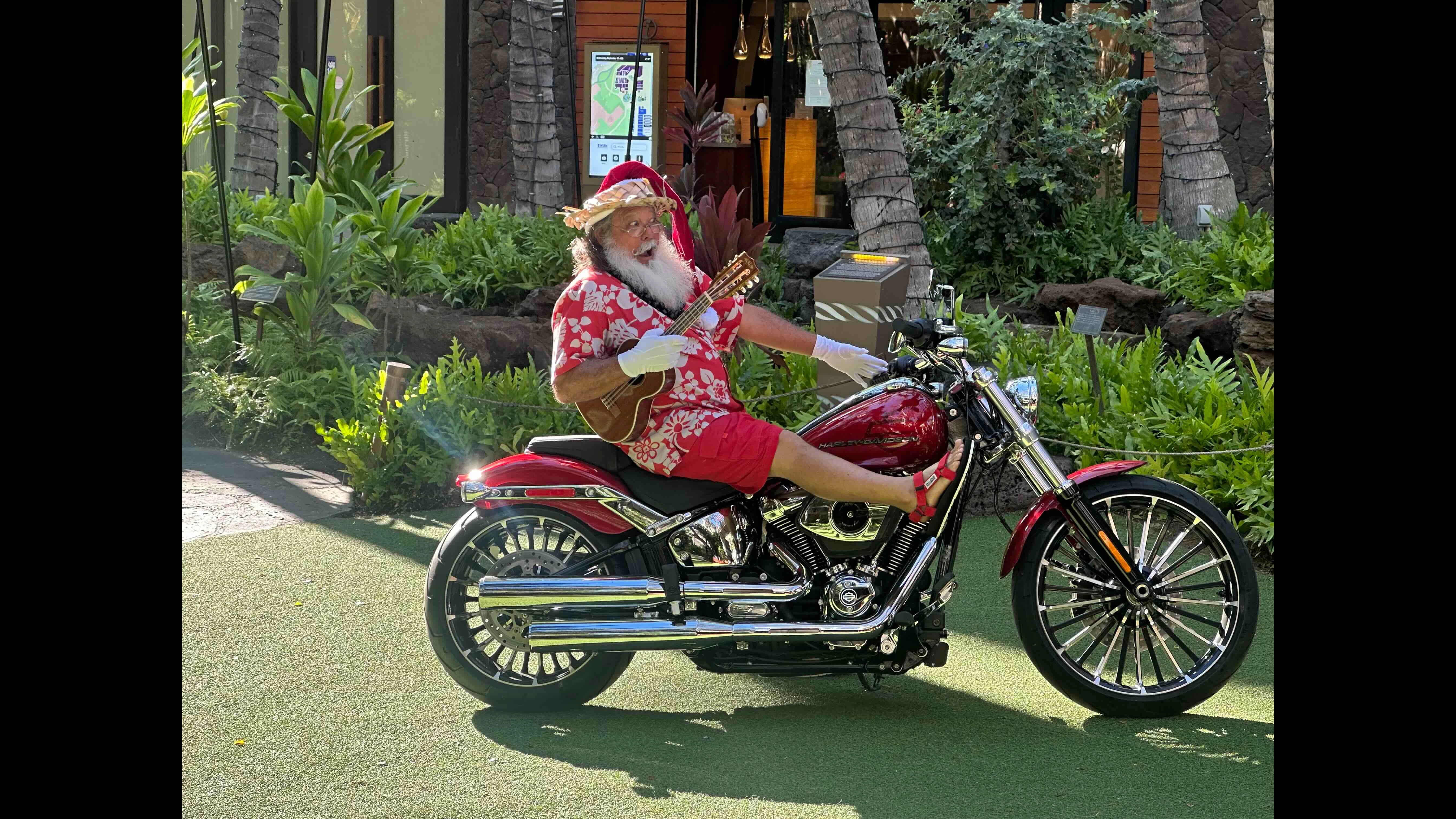 Steve Butler on motorcycle