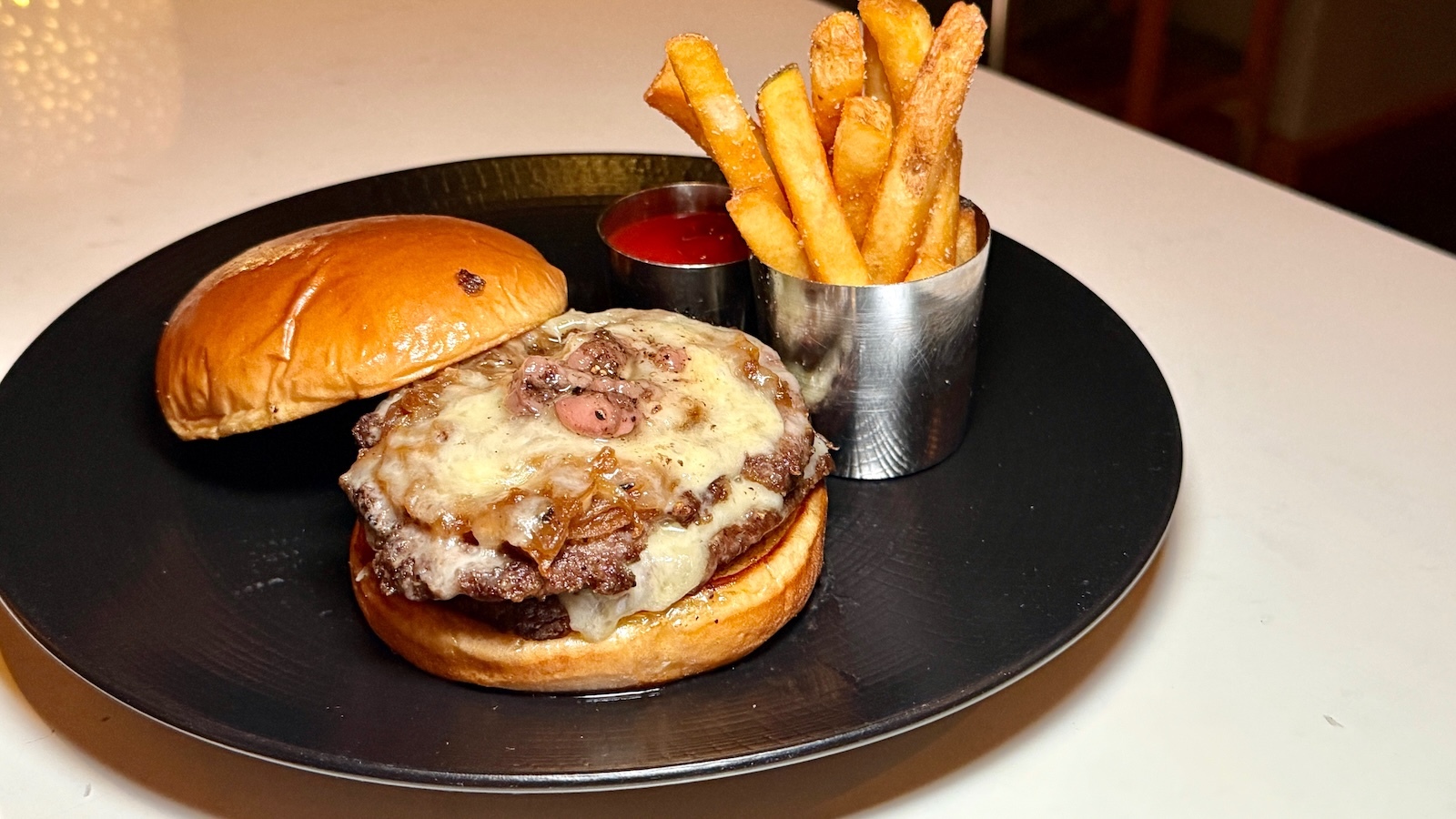 bone marrow prime beef burger