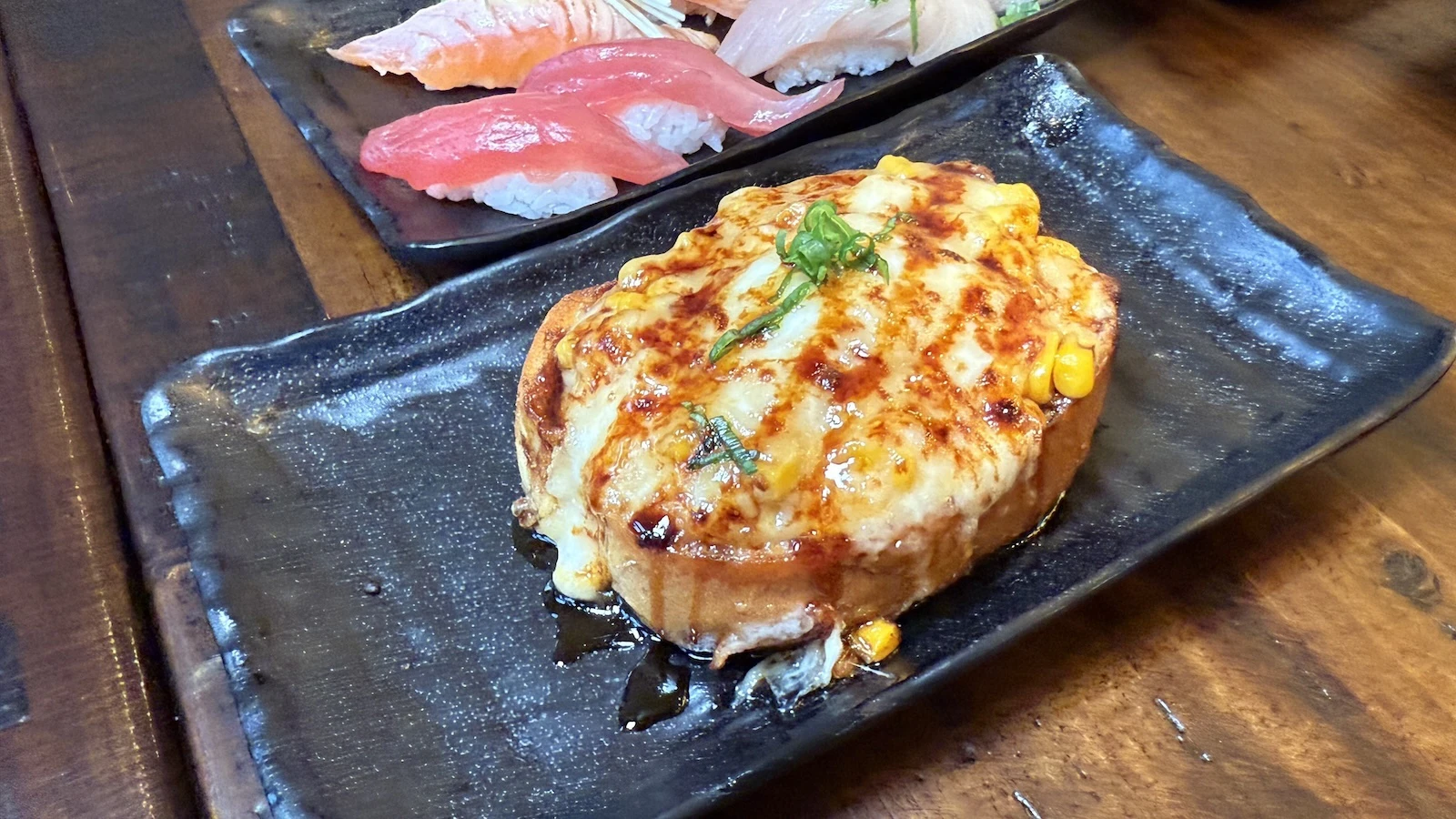 corn cheese garlic bread