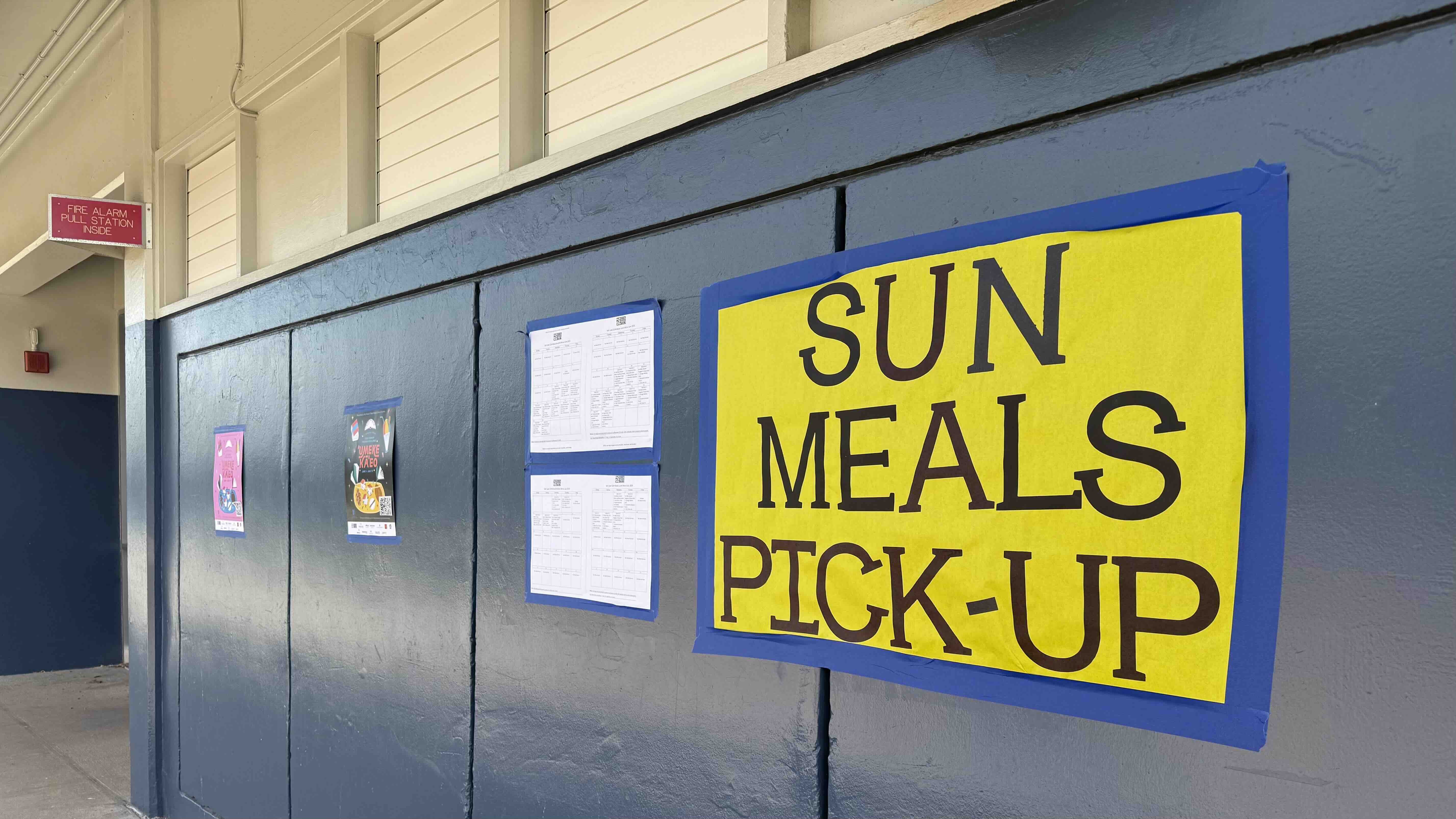No registration is required for the SUN Meals program, though, each site’s schedule and capacity may differ. Photo by Kelsey Kukaua Medeiros
