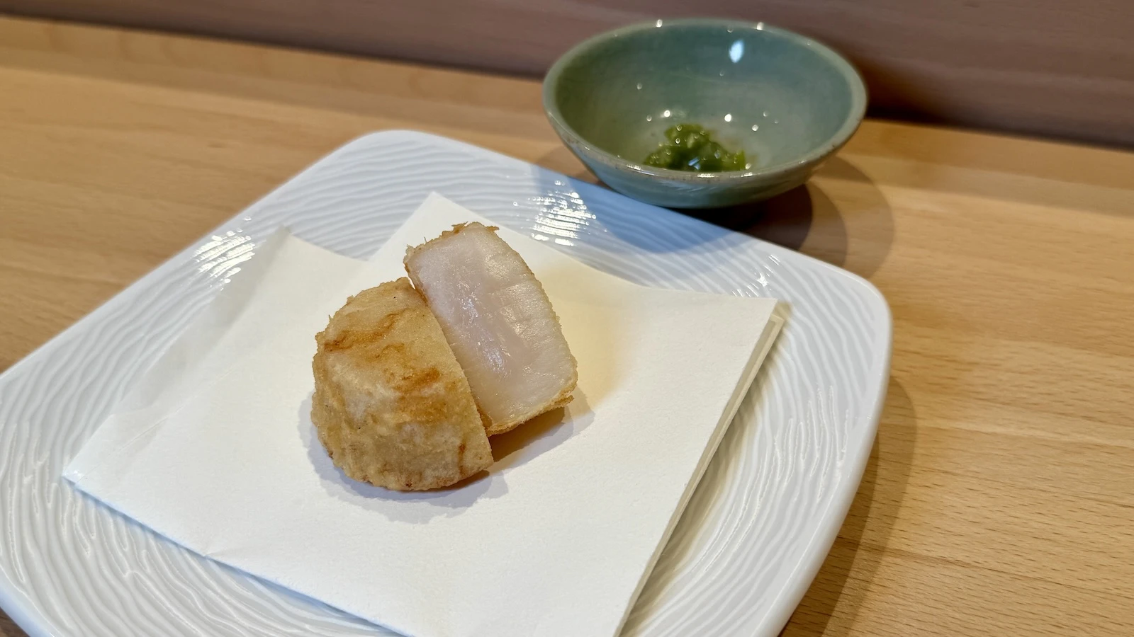 scallop tempura