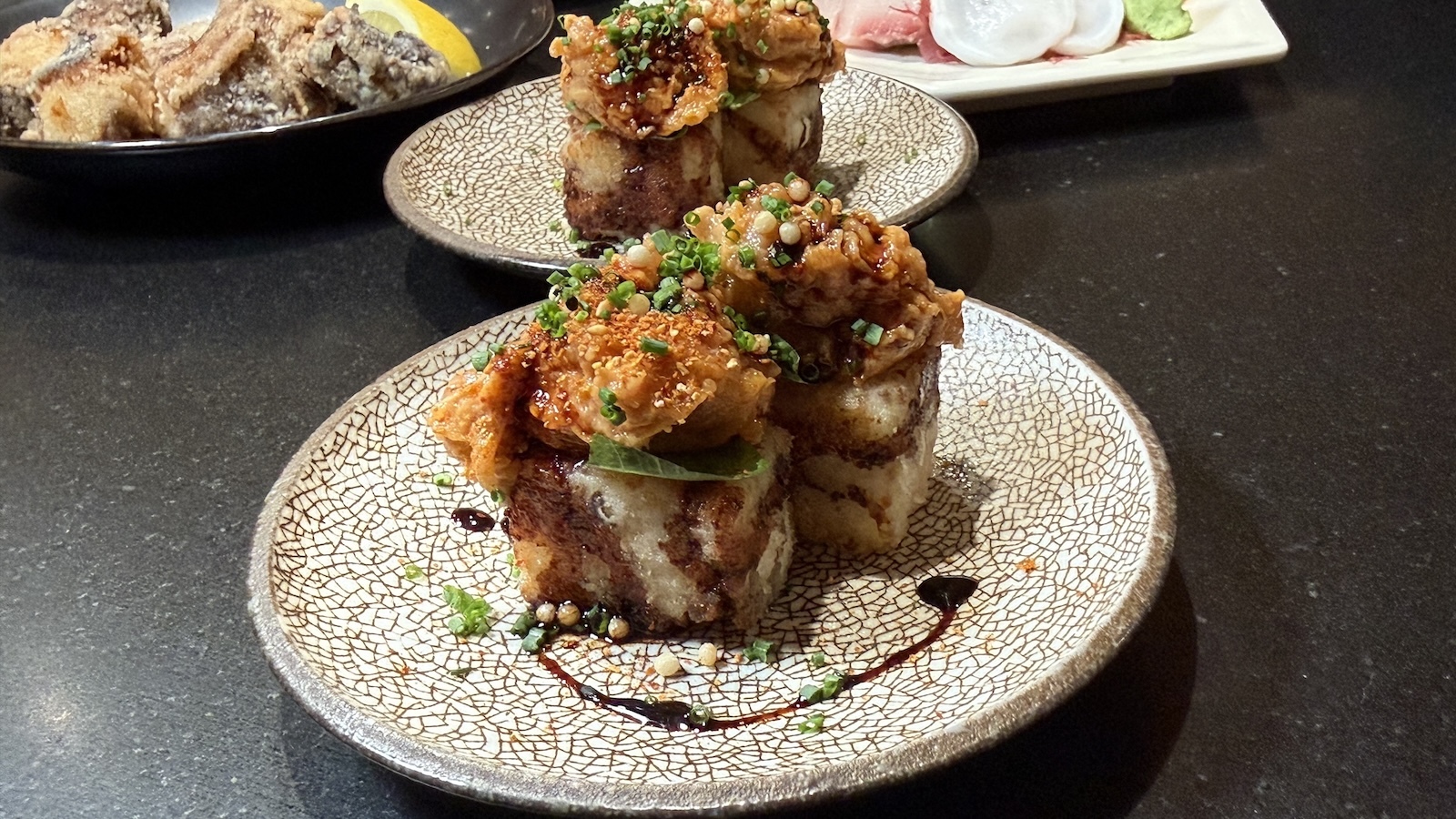 ahi on crispy rice