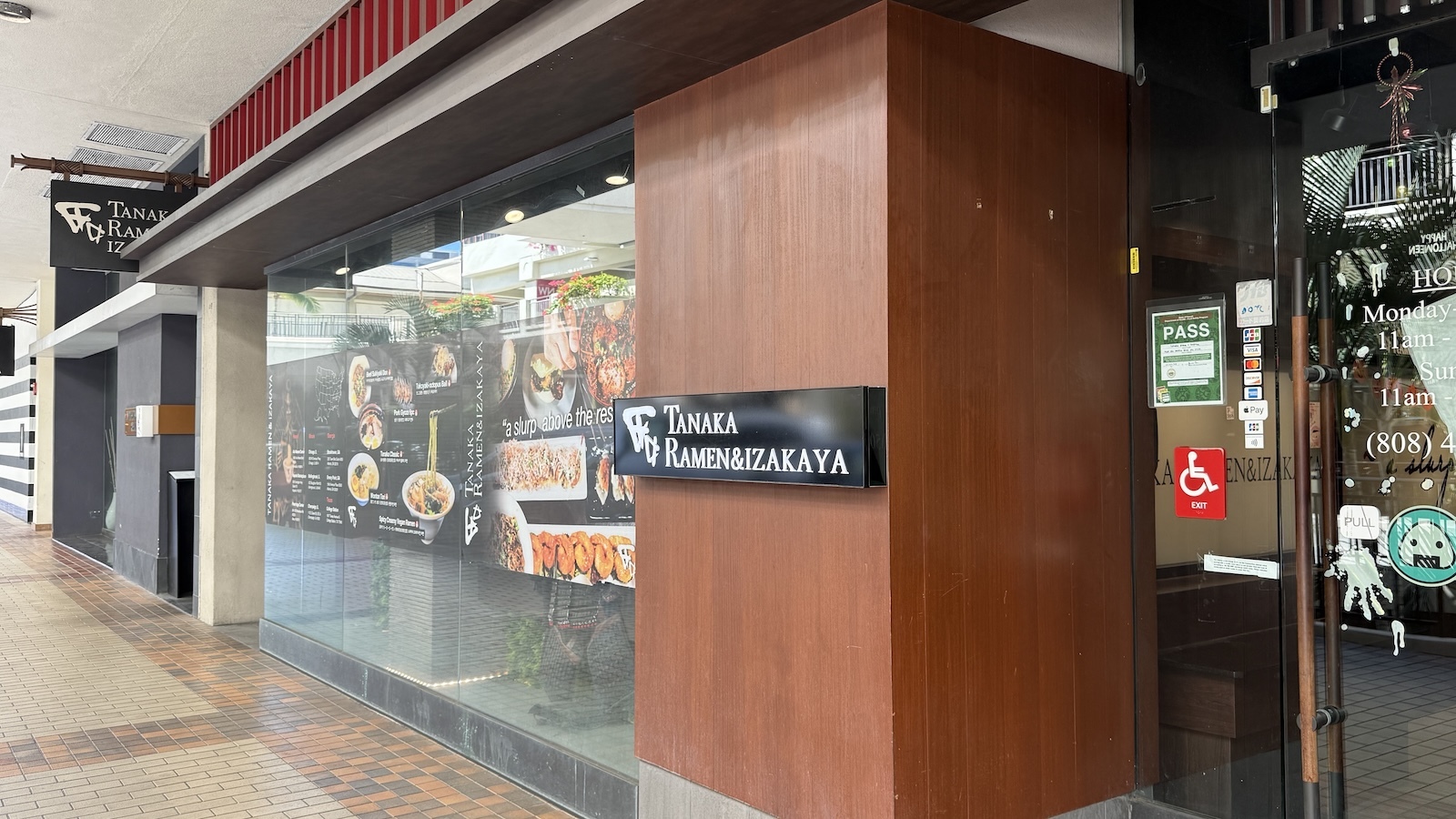 Tanaka Ramen sign
