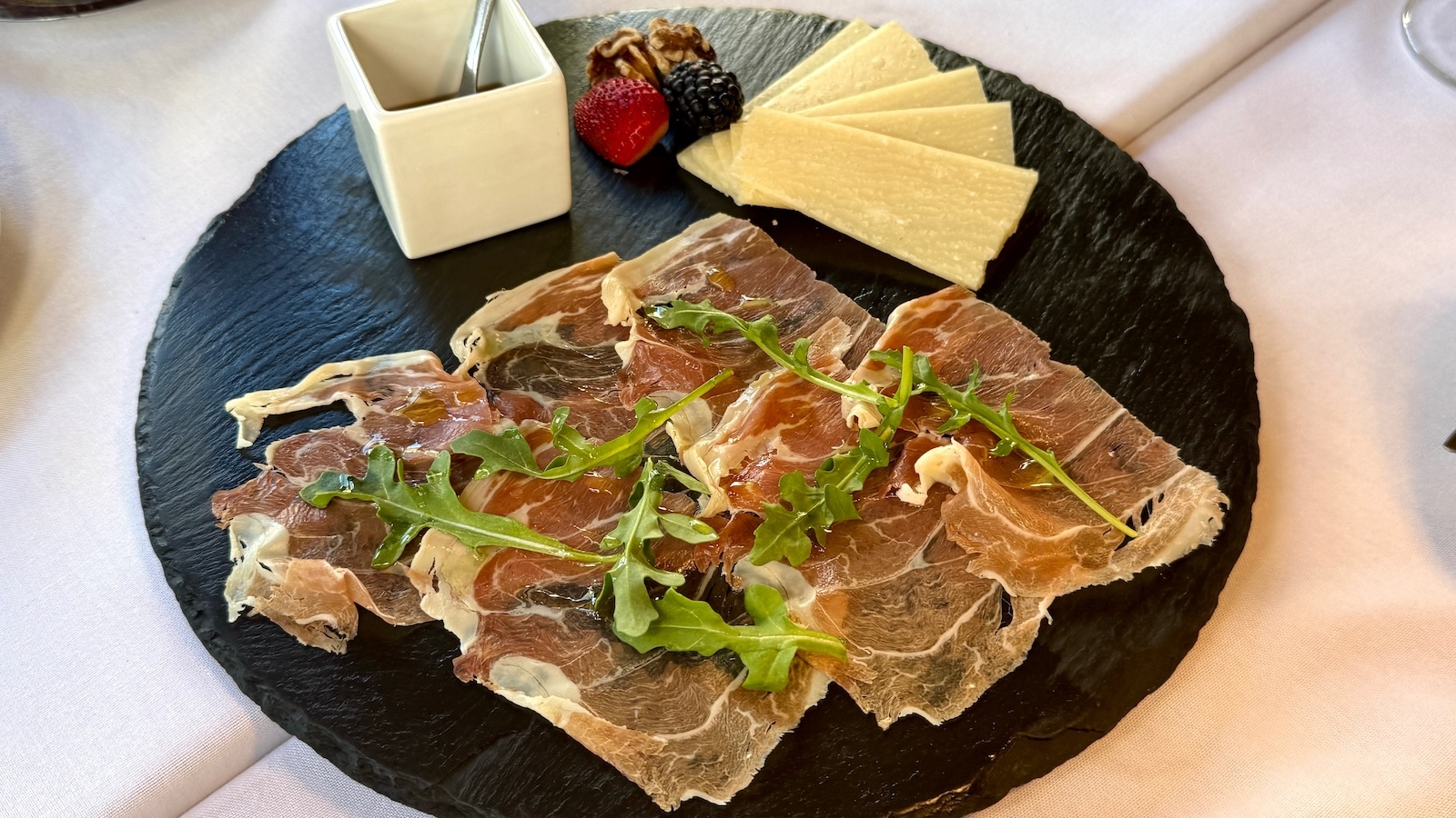 prosciutto and cheese