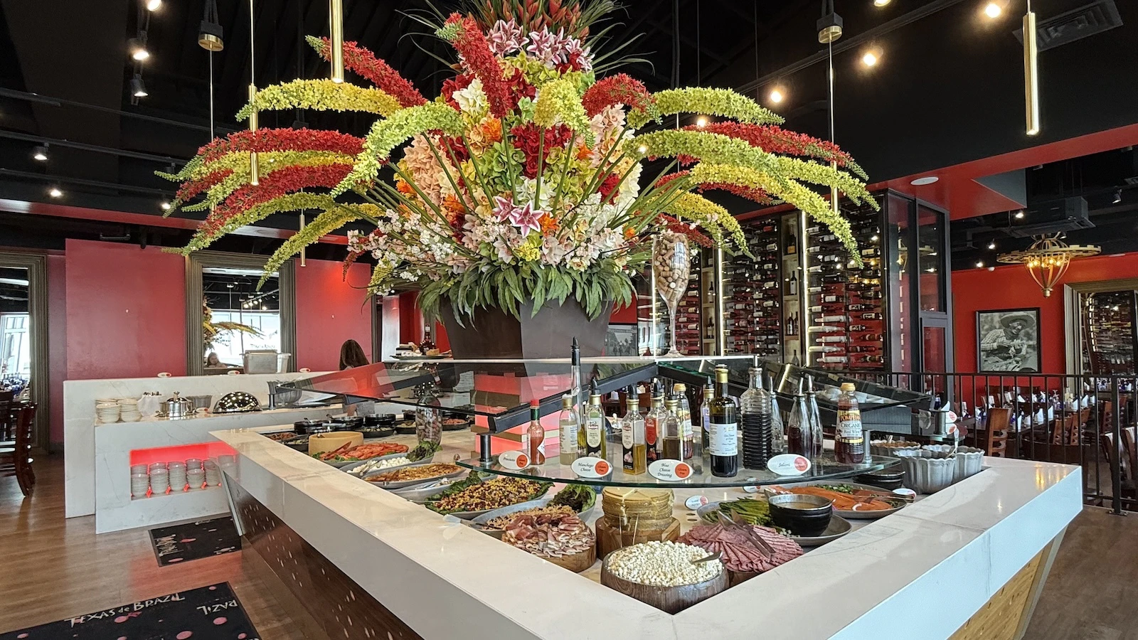salad bar area