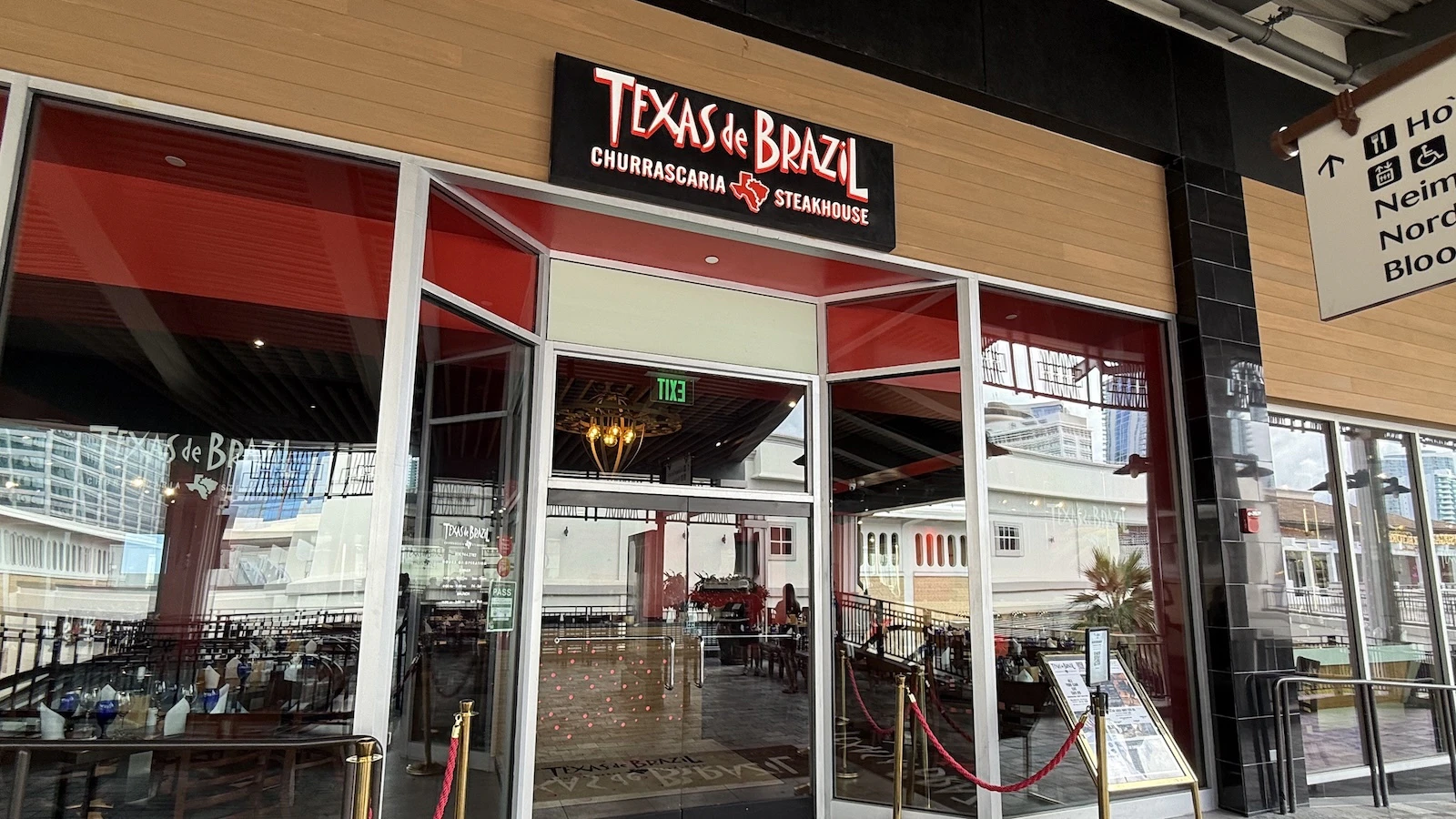 Texas de Brazil sign