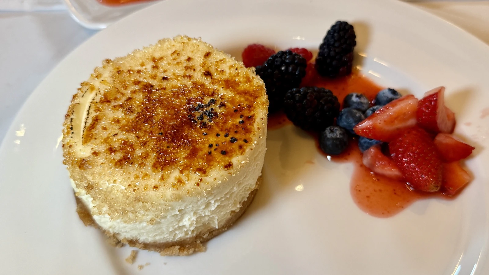 The Capital Grille cheesecake