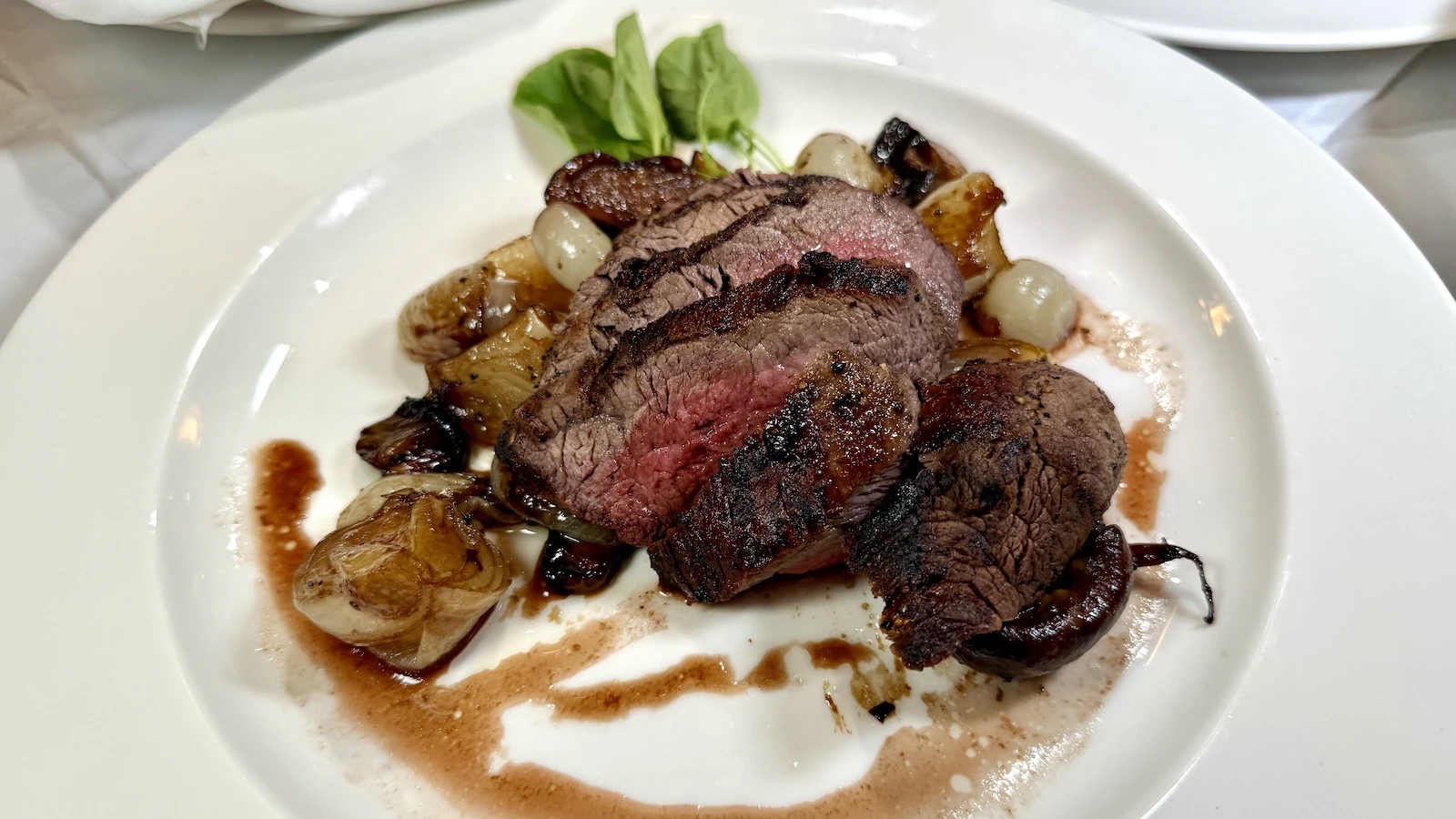 sliced filet mignon
