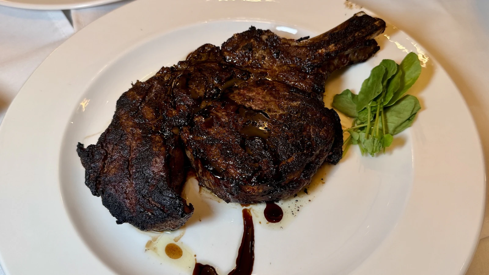 porcini rubbed rib-eye