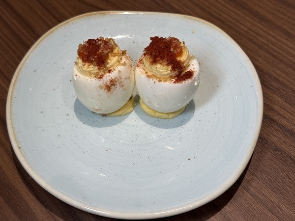 deviled eggs