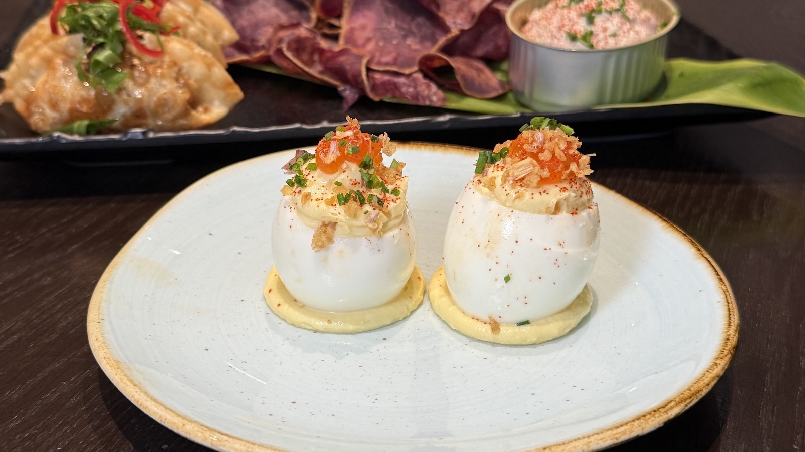 deviled eggs