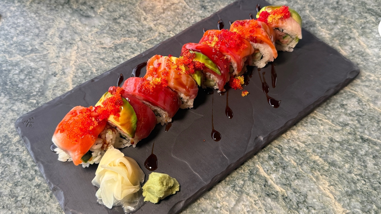 double rainbow roll
