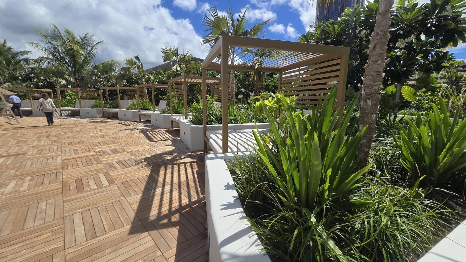 The recreation deck at The Park on Ke‘eaumoku