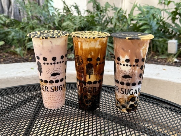 Tiger Sugar boba drinks