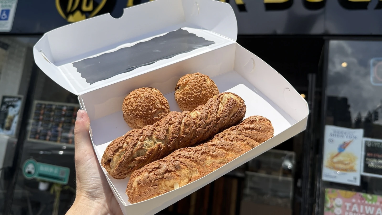 cream puffs and eclairs