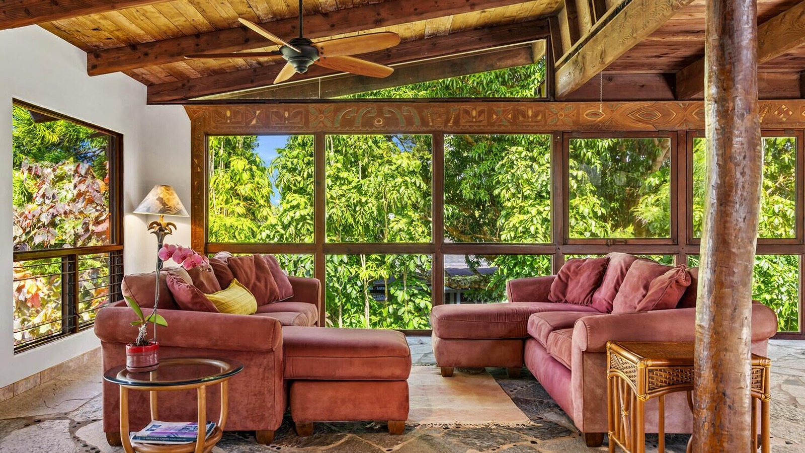 The living area