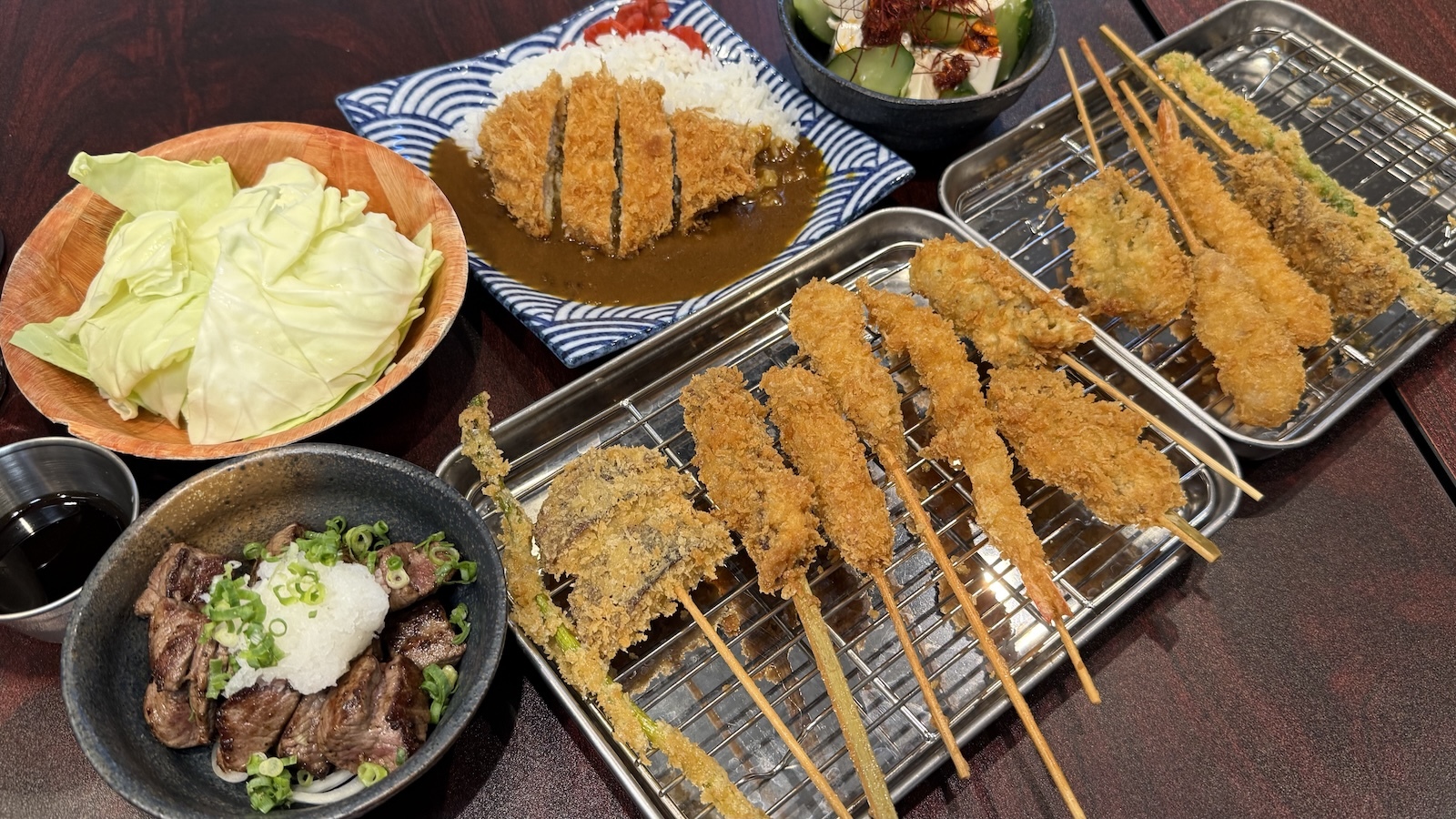 late night happy hour spread