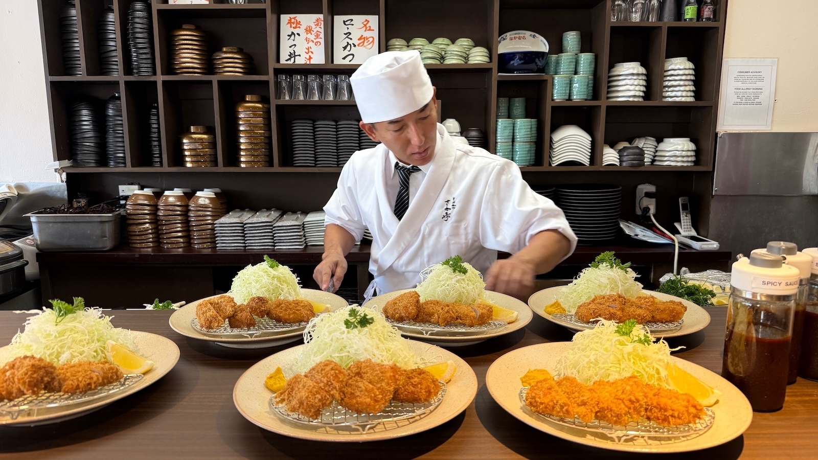 tonkatsu plates