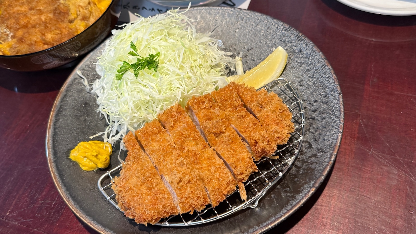 pork loin tonkatsu set