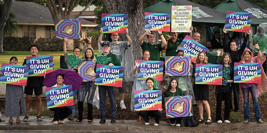 The most recent UH Giving Day raised more than $800,000, 36% higher than the year prior, according to university officials.