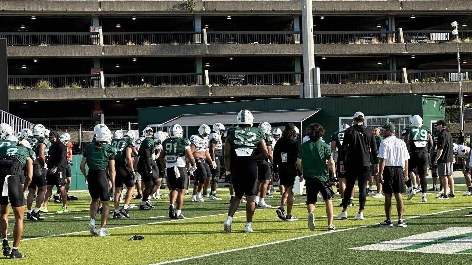 UH football practice 02/08/25