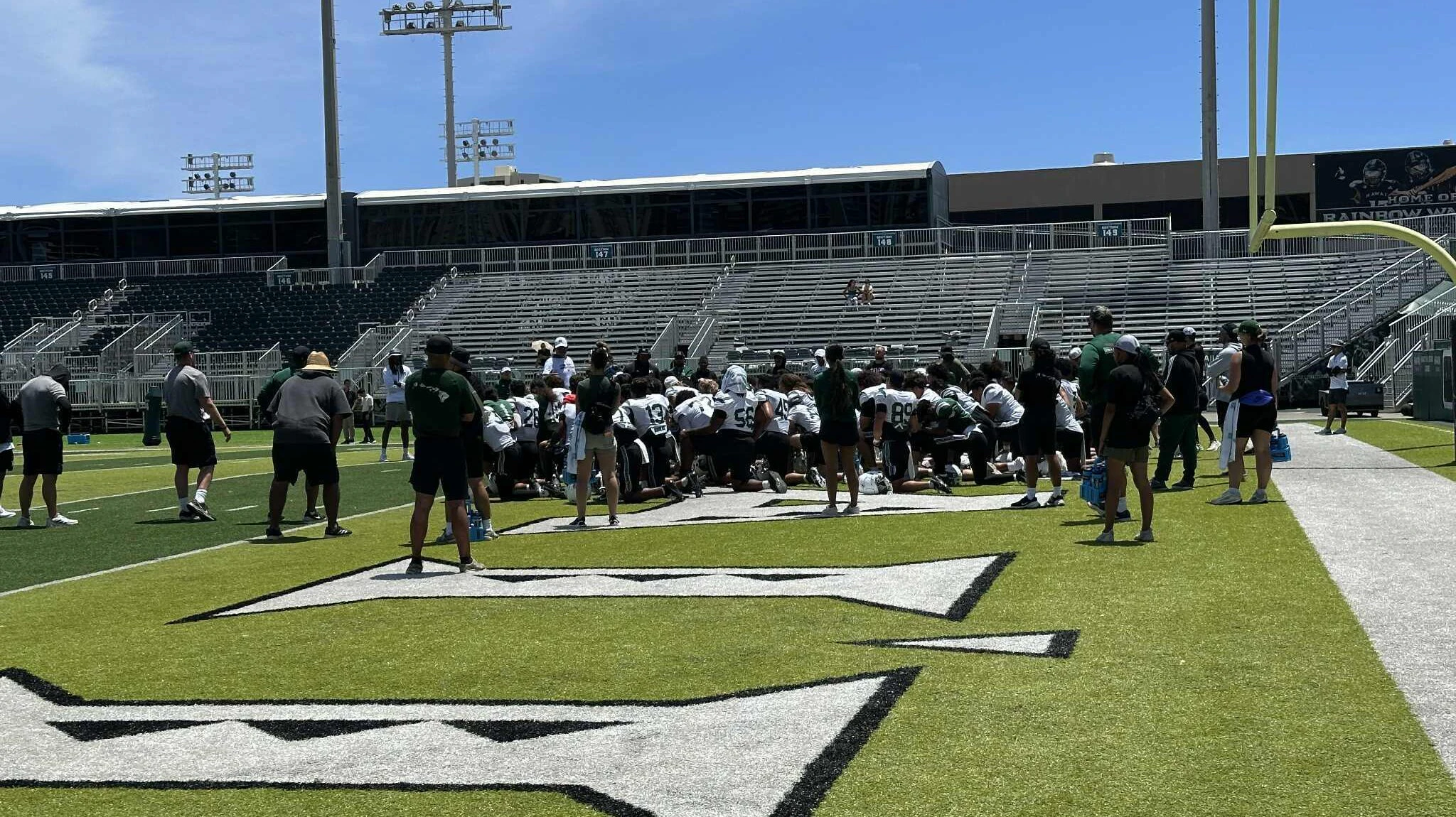 UH football practice 073025