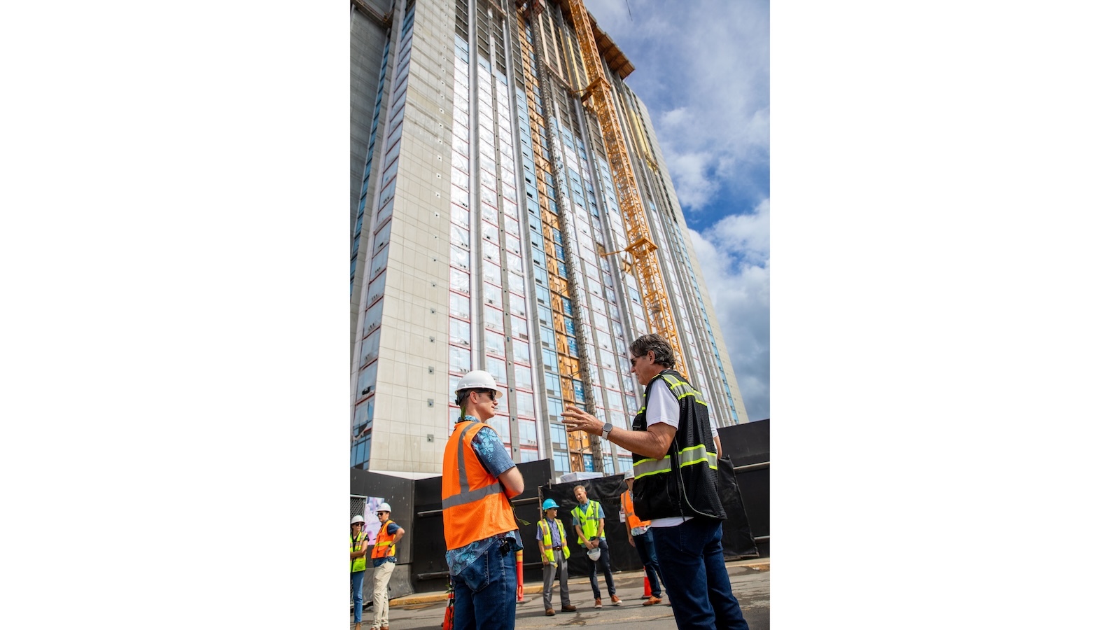 The topping off of Ulana.