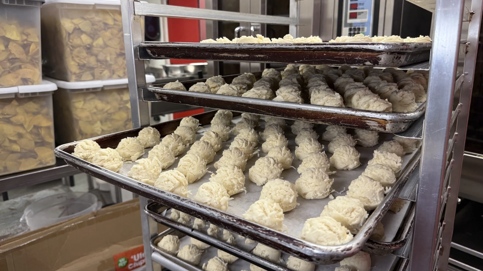 All cookies are hand scooped