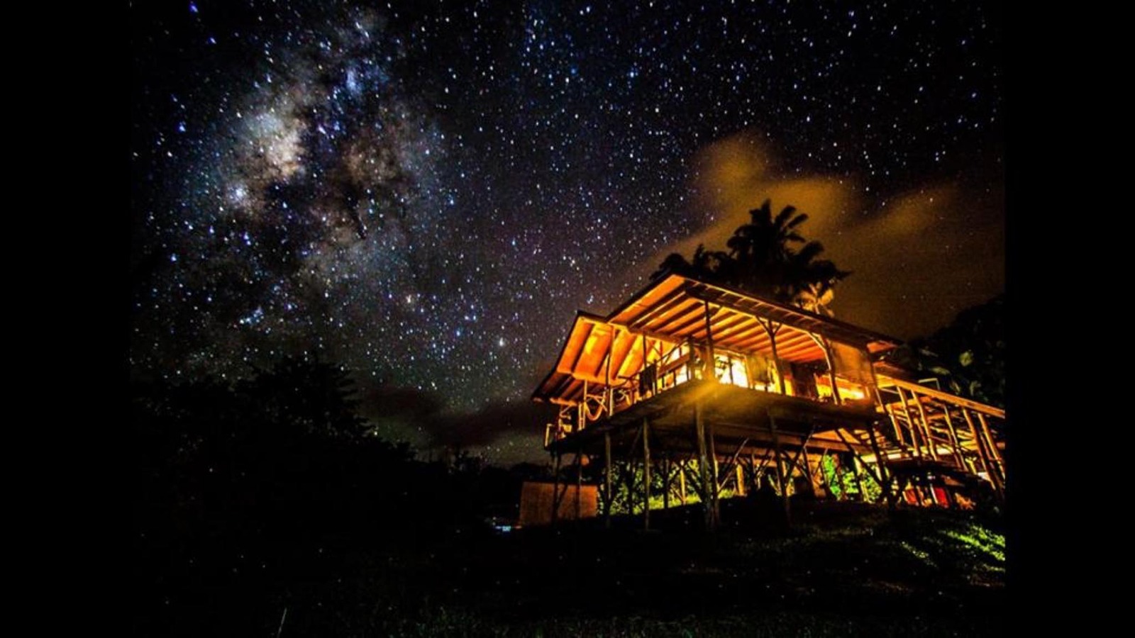 This home in Pāhoa sits 15 feet above ground on a 24-acre fruit farm.