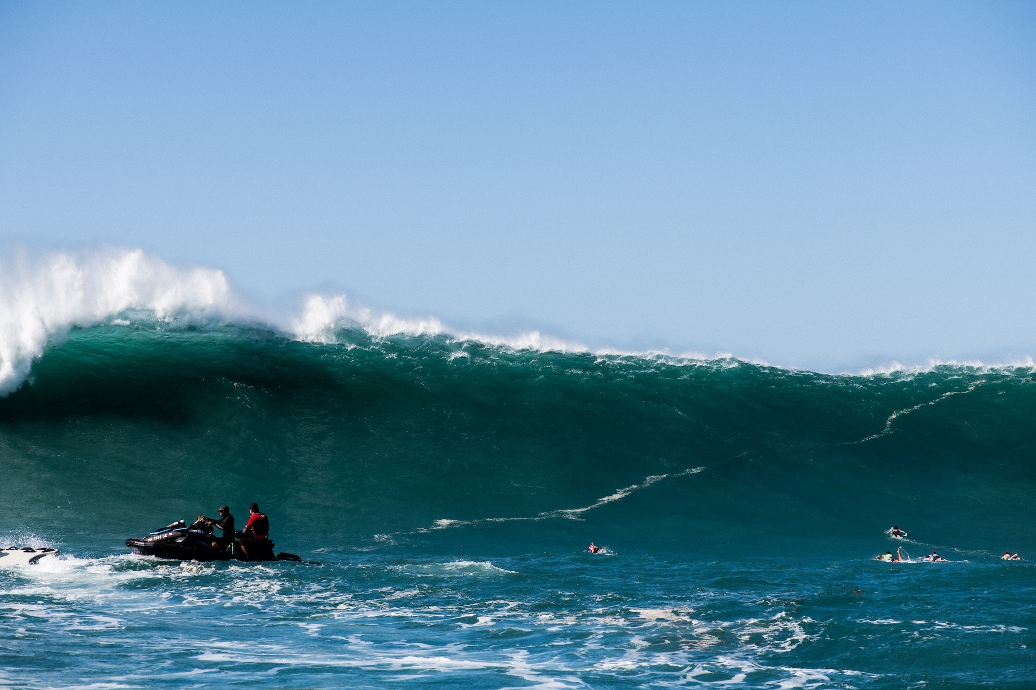 John Hook, a "funtographer," captures big wave surfers, among other subjects.